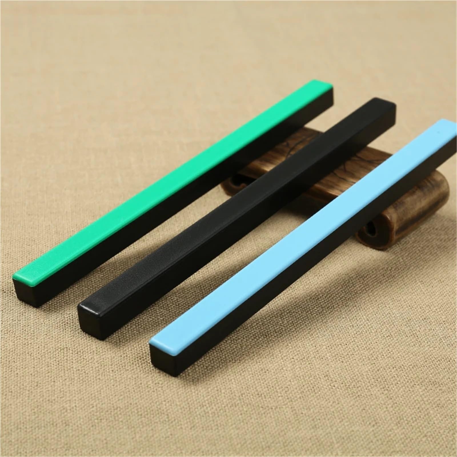 3 Set (6 Stück) Multifunktions-Briefbeschwerer aus Metall, einfache Briefbeschwerer, Kalligraphie-Briefbeschwerer, bunte kreative Papierpressung für Büro Maler Künstler