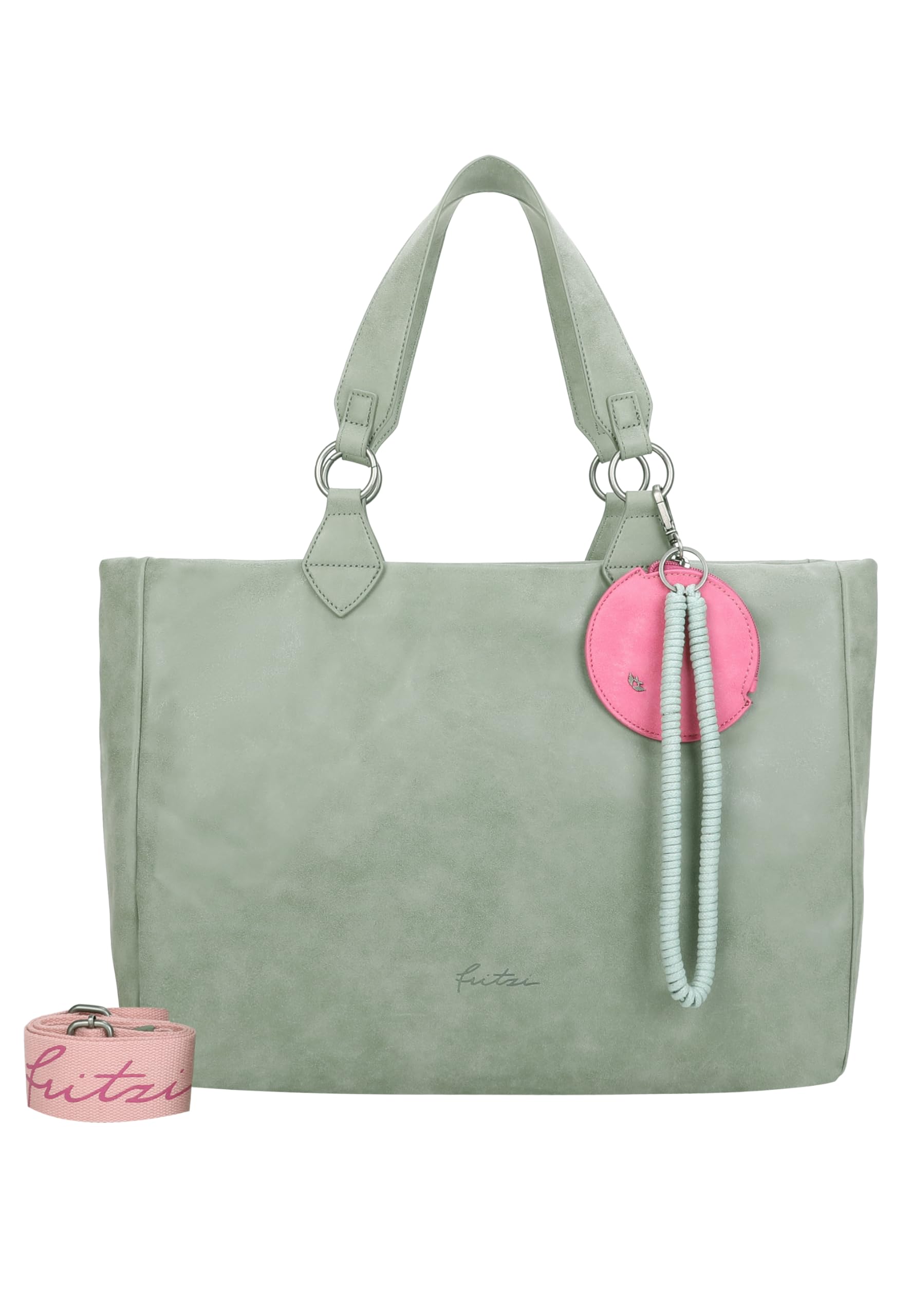 Fritzi aus Preußen Shopper Izzy Vintage mit Taschen-Anhänger und Schlüsselschlange