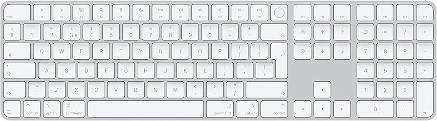 キーボード Magic Keyboard with Touch ID Apple Magic Keyboard with Touch ID and Numeric Keypad for Mac