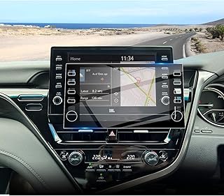 2021 2022 2023 2024 Camry Screen Protector for Toyota Camry (XLE/XSE/TRD/LE/SE) 9-inch Touch Screen, 2023 Camry Hybrid Tempered Glass 2024 Camry Accessories HD Transparent Protective Film 9Inch