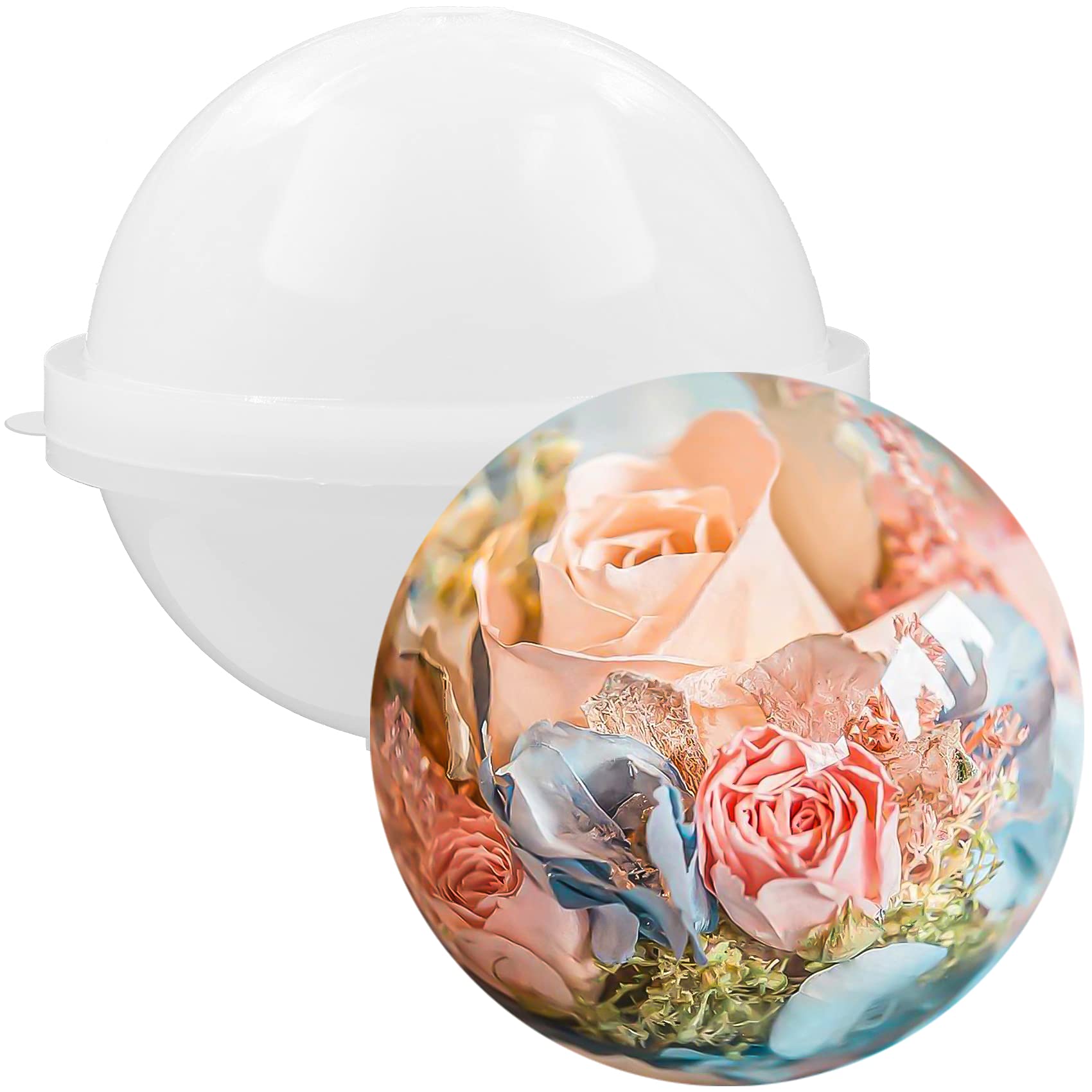 Silicone Gießform Kugel 5,1 Cm – Für Harz, Seife, Kerzen, Vielseitig & Wiederverwendbar