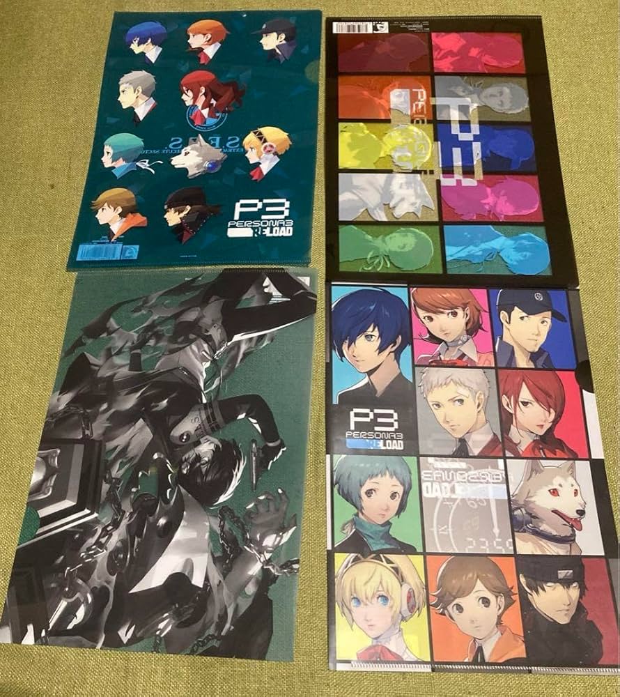ペルソナ3 リロード クリアファイル 全種類セット コンプリート Amazon.co.jp: ペルソナ3 リロード P3R クリアファイル 全4種