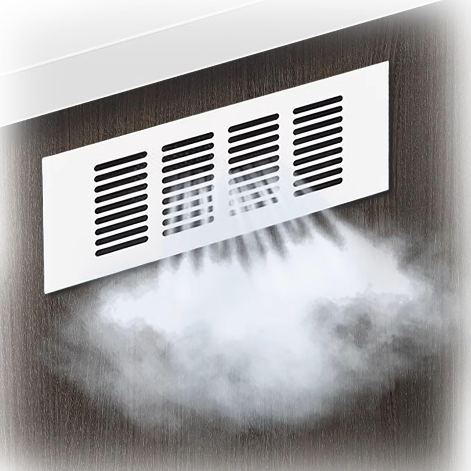 Griglia di Ventilazione, Apertura di Ventilazione per Pannello Porta, Copertura Decorativa a Parete per la Ventilazione dell'Aria, Sistema di Ventilazione per scarpiera (LxP 2,5x30,3 Pollici