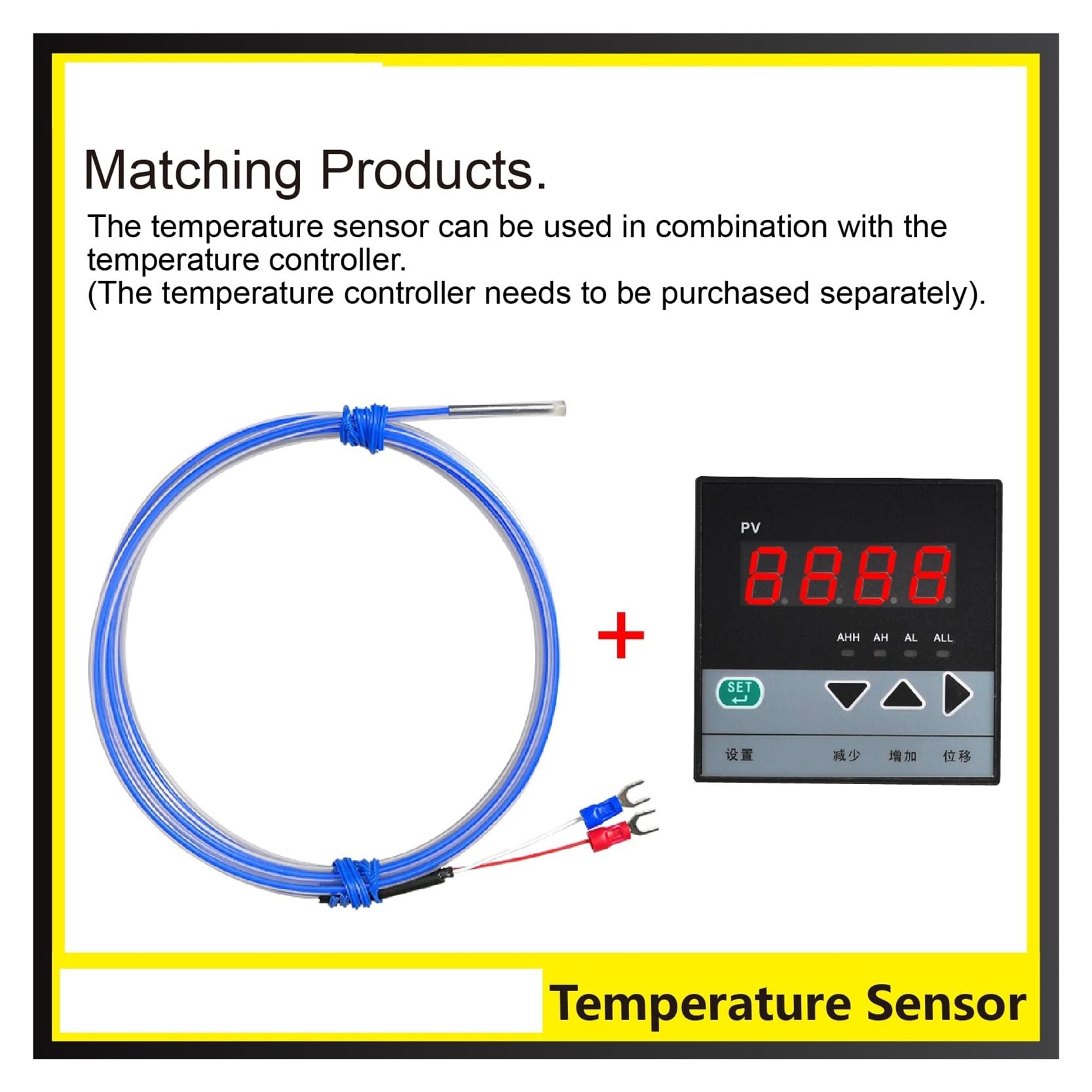 WZPT-035F Ultraniski czujnik temperatury Termopara typu K Sonda Pt100 Kwasoodporna do powlekania użytku chemicznego(Type K 2m)