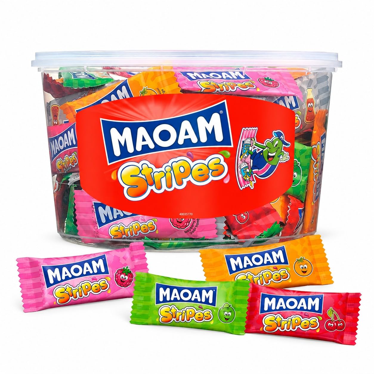 Amazon.com : Haribo Maoam Stripes I Pack of 100 Fruit and Cola