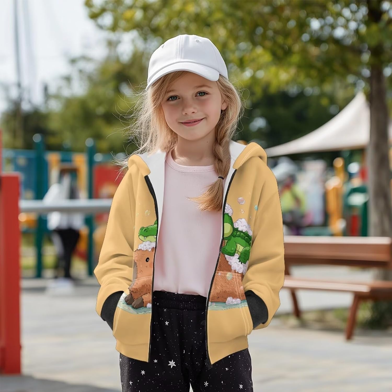 Stitch Hoodie for Girls Boys Full Zip Hoodie Big Kids Sweatshirt Coat Warm Casual Jacket Fall Winter Top