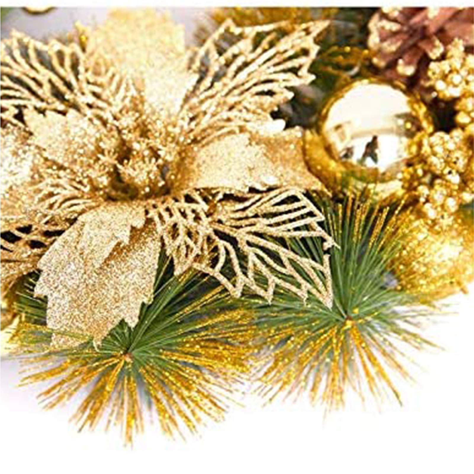 MIAOXIAO Weihnachten Türkranz Kranz Weihnachtsgirlande Handarbeit Garland Deko Kranz Weihnachtskranz Hängend Weihnachtsdekoration,40CM