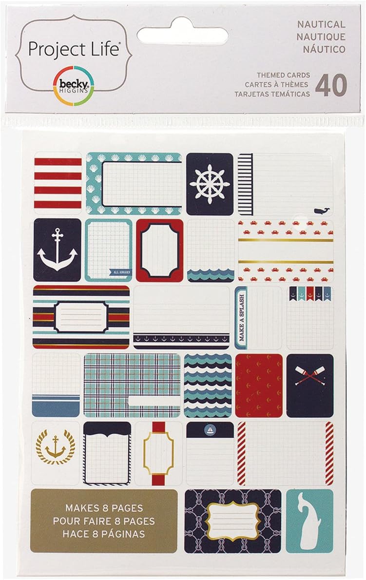 Project Life 718813977159 Themed Card, Nautical