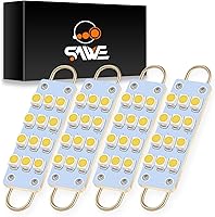 Vista 11 de Bombillas LED 12-SMD 3528 Festoon de 1.732 in para puerta lateral de coche de cortesía de bucle rígido de 1.73 pulgadas bombillas LED 561 562 567