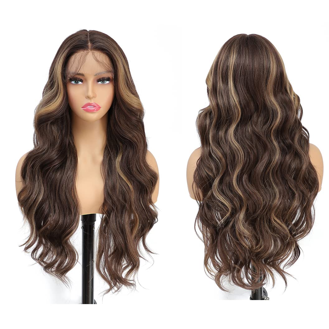 Perruque Femme Axelle F27613 Blonde Mi-longue Méchée | Neuf Avec étiquettes - Synthétique
