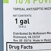 Vista 6 de Solución preparada PVP - Artículo número 036EA - 1 galón - 1 unidad
