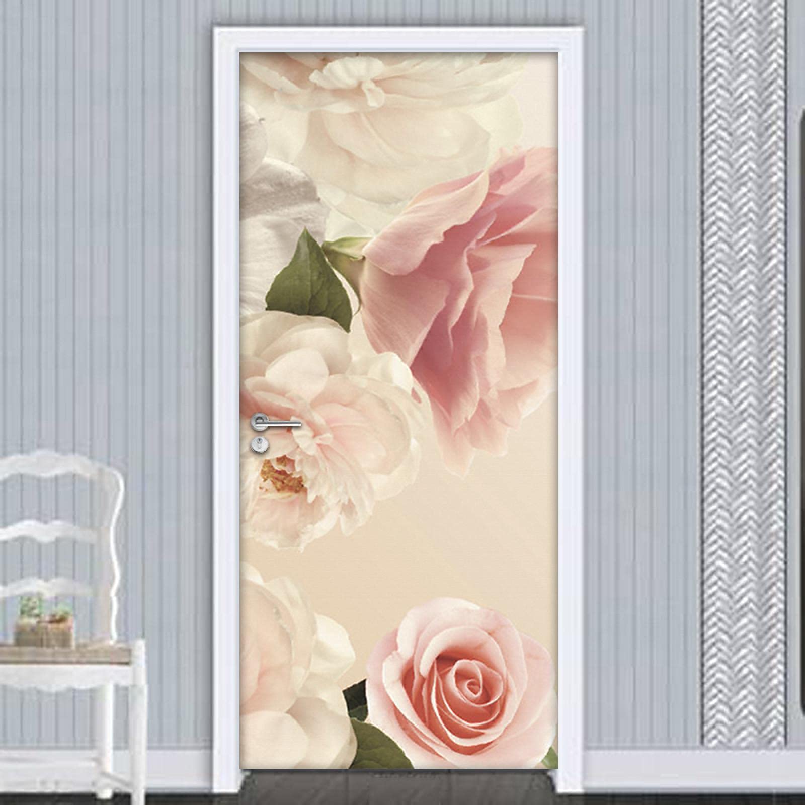 Adesivo Porta 3D Fiori In Rilievo Dorati Carta Da Parati Murale Carta Da Parati Artistica Poster PVC Autoadesivo Rimovibile Decalcomanie La Casa 220716 Da 12,95 € | DHgate