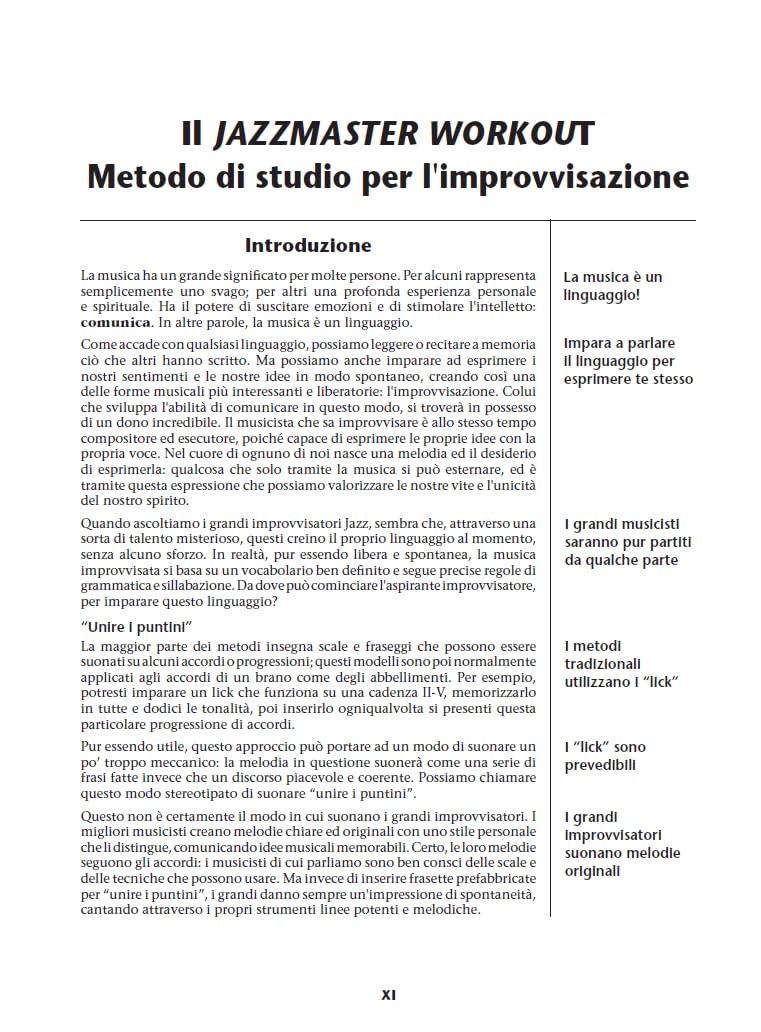 Jazzmaster cookbook. Teoria e improvvisazione jazz