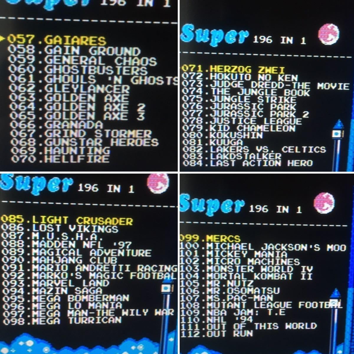 メガドライブ　ソフト Amazon.co.jp: メガドライブ ソフト 196 IN 1 16BIT GAME