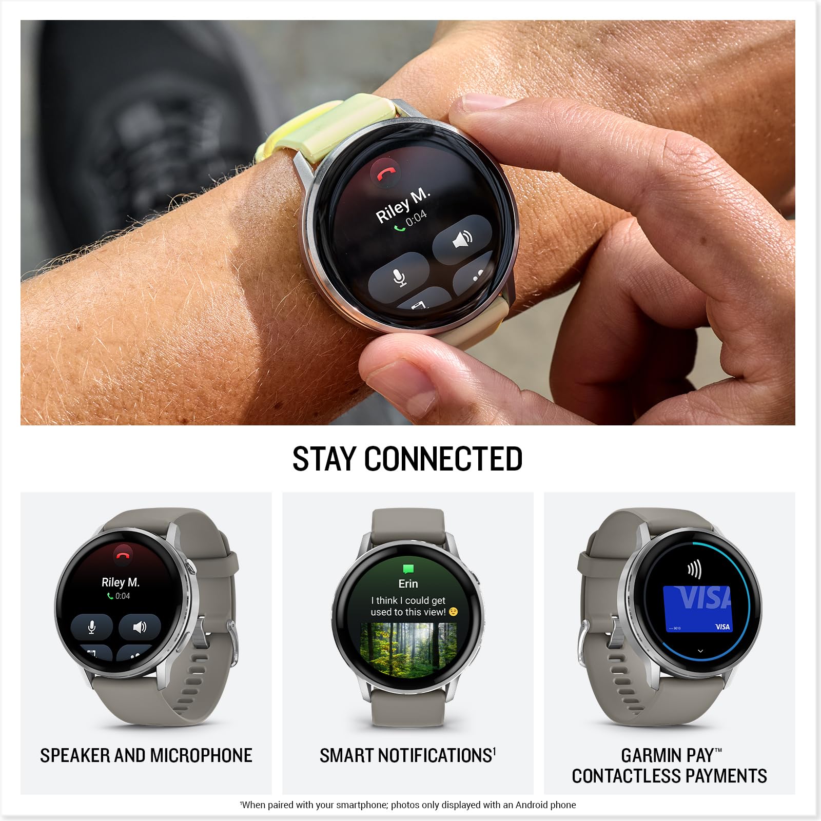 Garmin Venu 4 45mm - GPS Smartwatch, AMOLED Touchscreen, 24/7