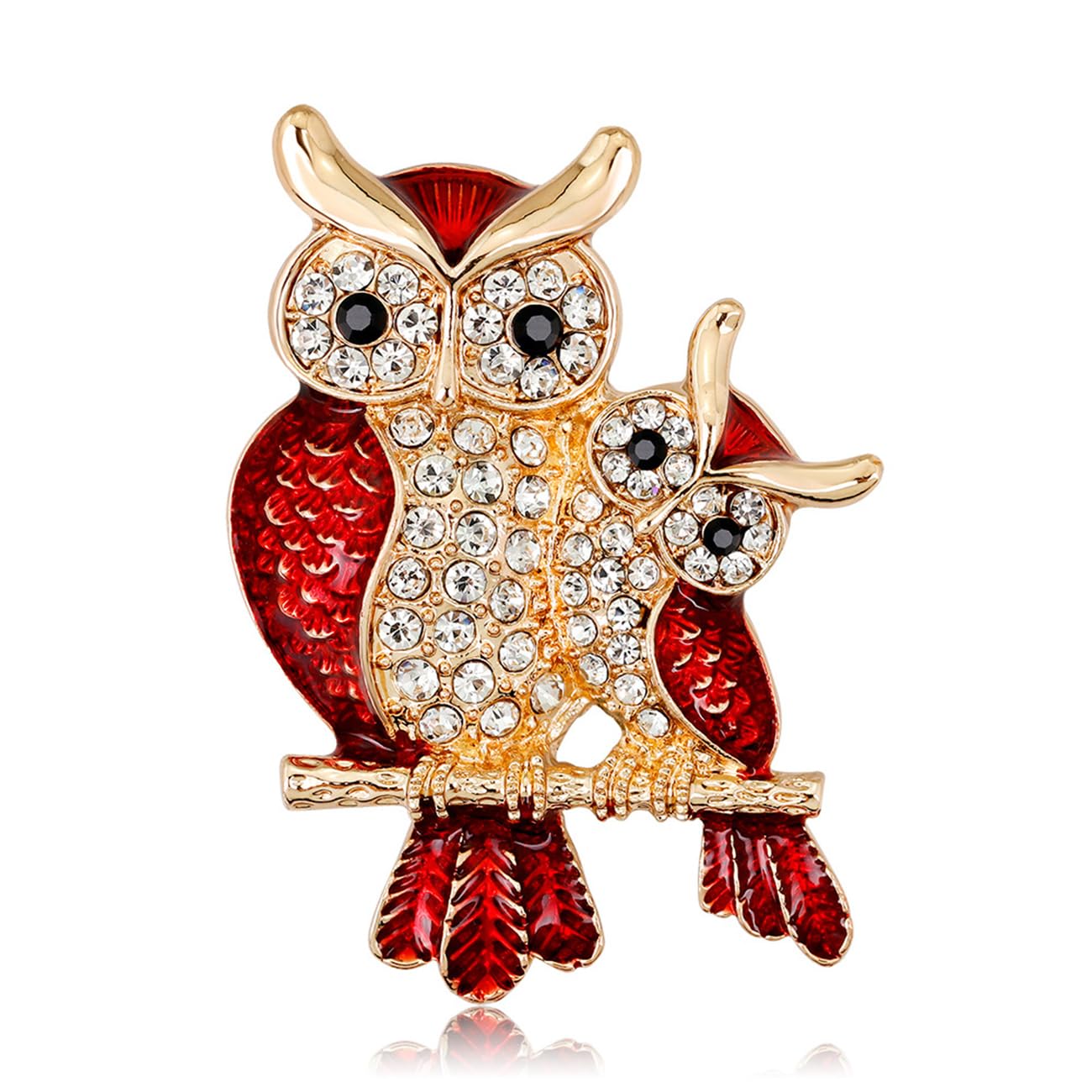 FAIRYGATE Brooch Pins Retro Crystal Rhinestone Brooches for Shirt Collar Decoration, B20 — view 9