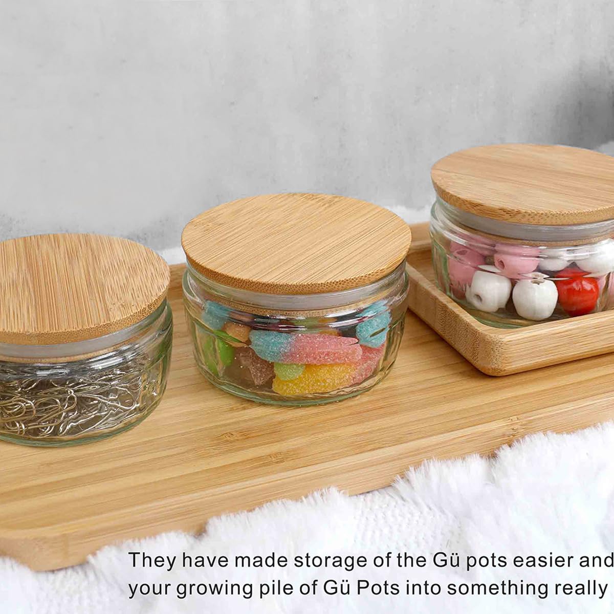 Amazon｜メイソン缶木蓋 竹製蓋 8cmカップ用 4個 シーリングマグ蓋