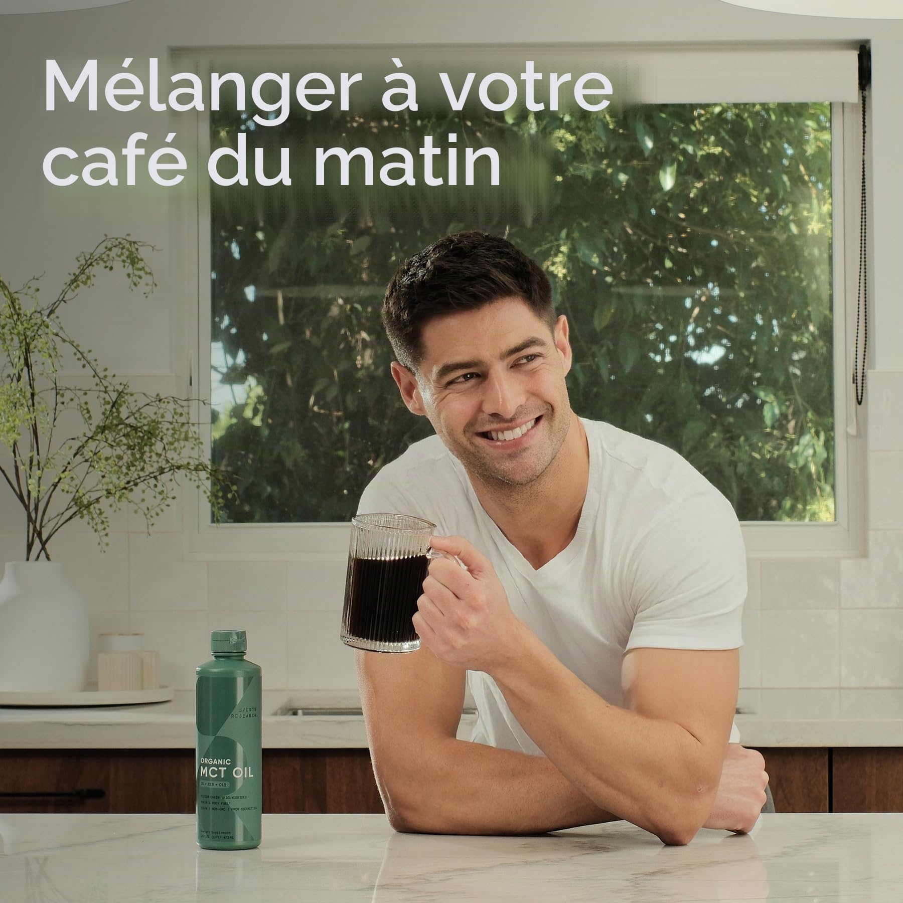 Sports Research Mct Huile Provenant Uniquement De L’Huile De Coco - 32Oz