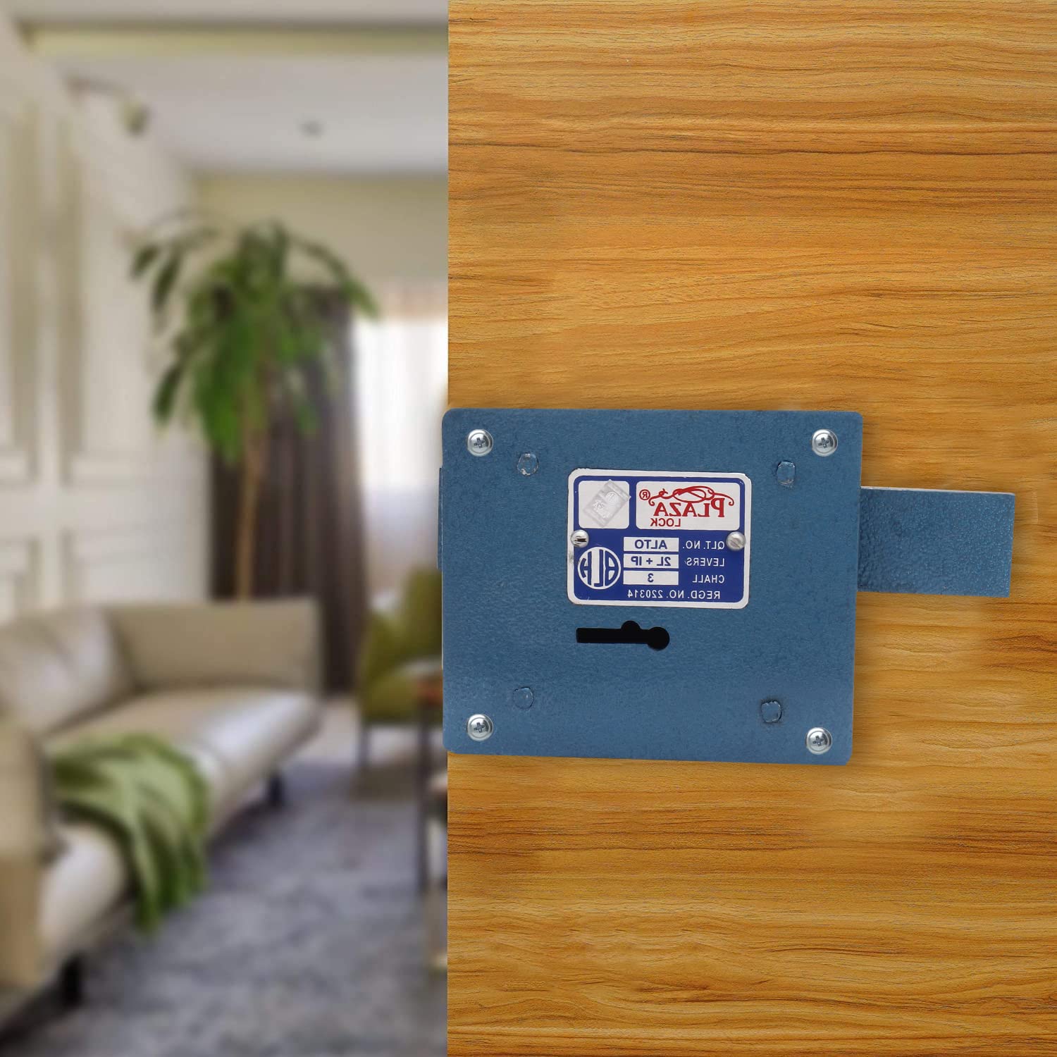 PLAZAPadlocks Alto 444 in Stainless Steel Finish