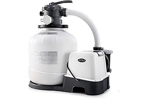 Intex Krystal Clear Sand Filter Pump for Pools up to 15,000 gallons