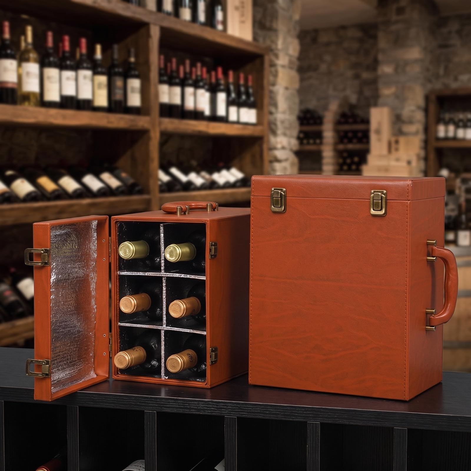 Caja con Divisiones Elegante Maletín Rígido Estuche para Regalos, style to 3