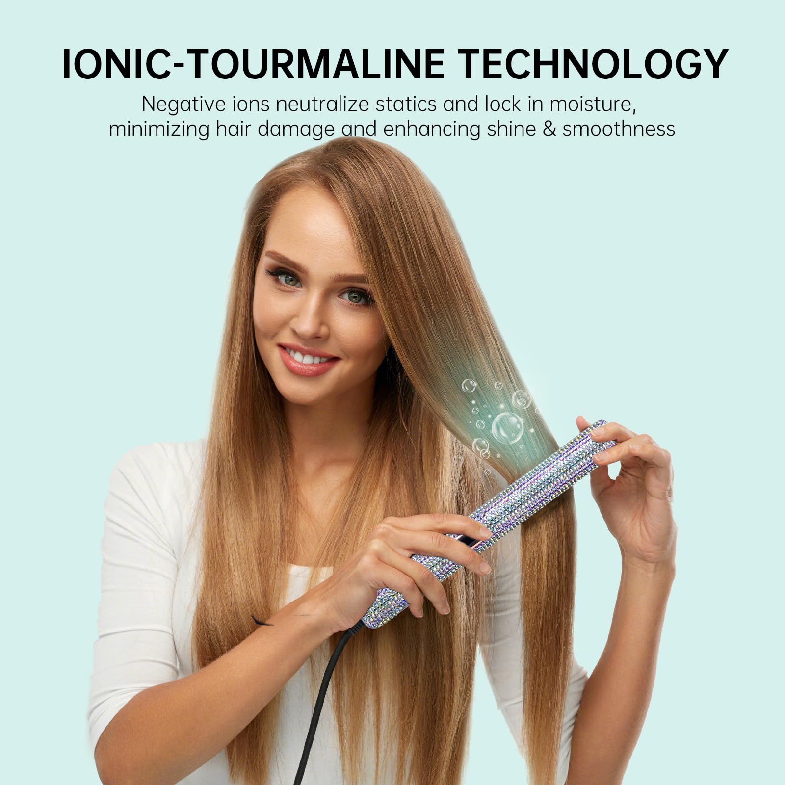 Amazon.com : Pro Flat Iron, 2-in-1 Hair Straightener & Curler