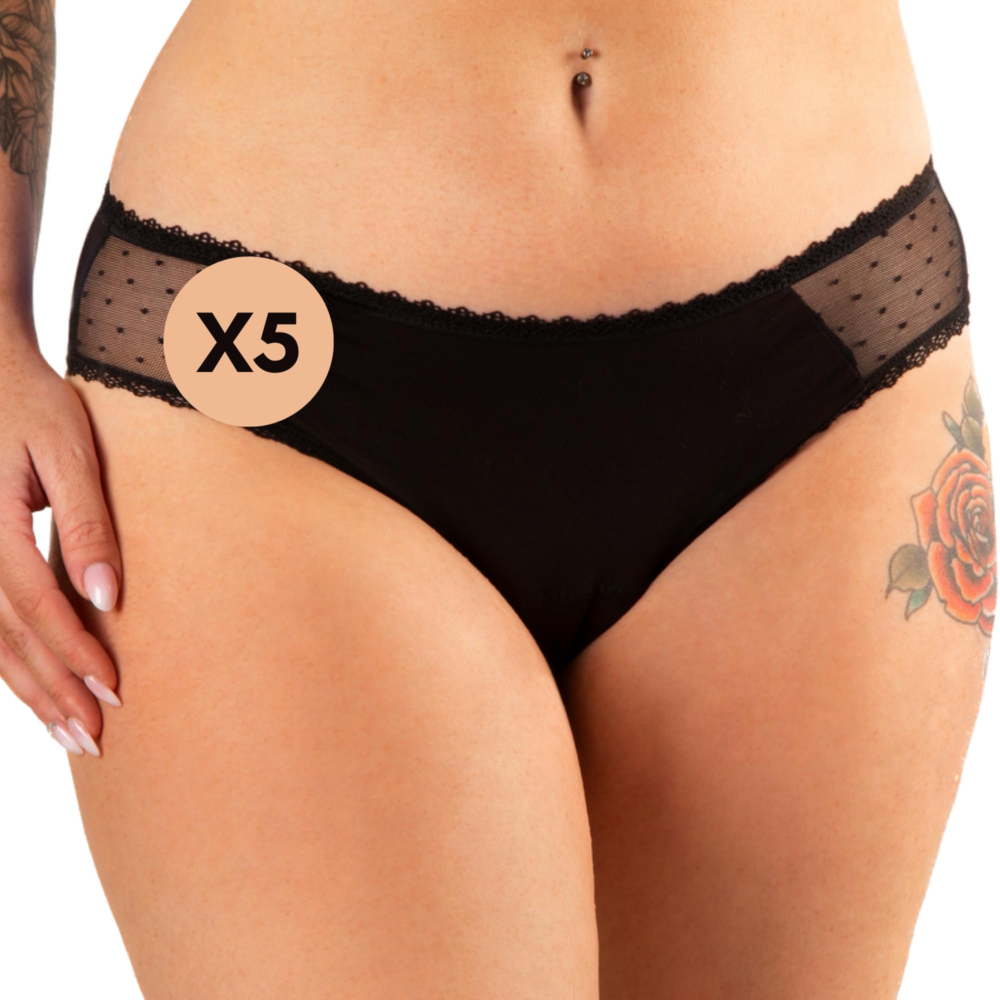 Braguita Menstrual Mujer Manon - Serenidad, Comodidad y Feminidad - Tallas S a 4XL