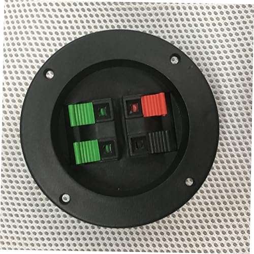 Miniatura 3 de Parliky Conector de 2 piezas - Terminal de repuesto para altavoz de resorte, puerto de sonido, encuadernación, equipo de bricolaje de forma redonda