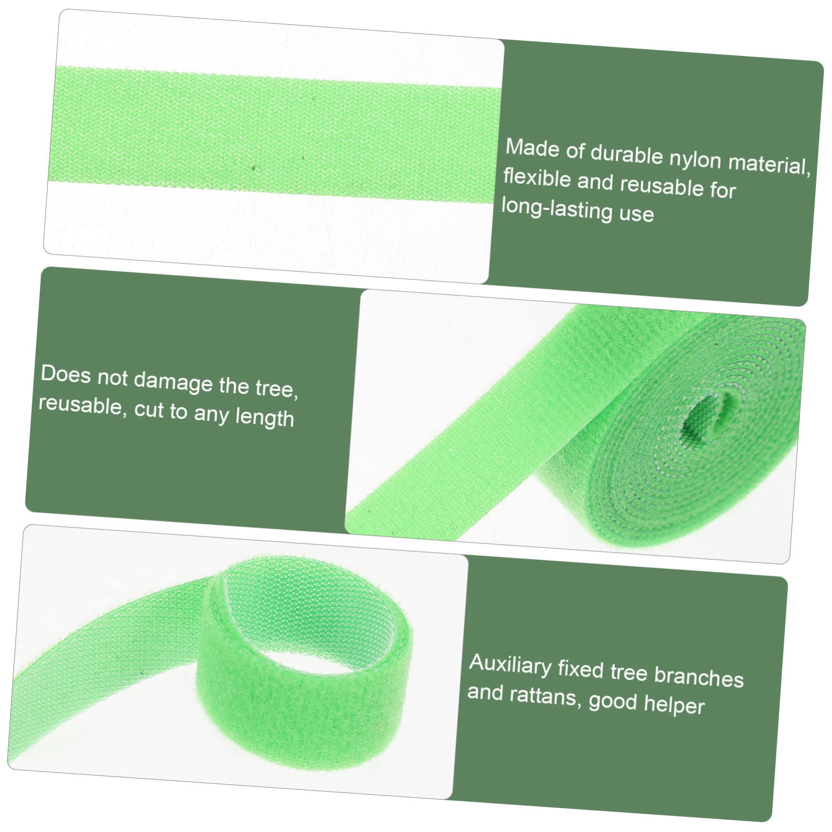 YARNOW 20 Rollos Lazo de Planta de Escalada Vid árbol Cuerda Fija Lazo de fijación de Plantas Vine Multifuncional Flores Ramas Atadura de Plantas para Plantas trepadoras Nylon
