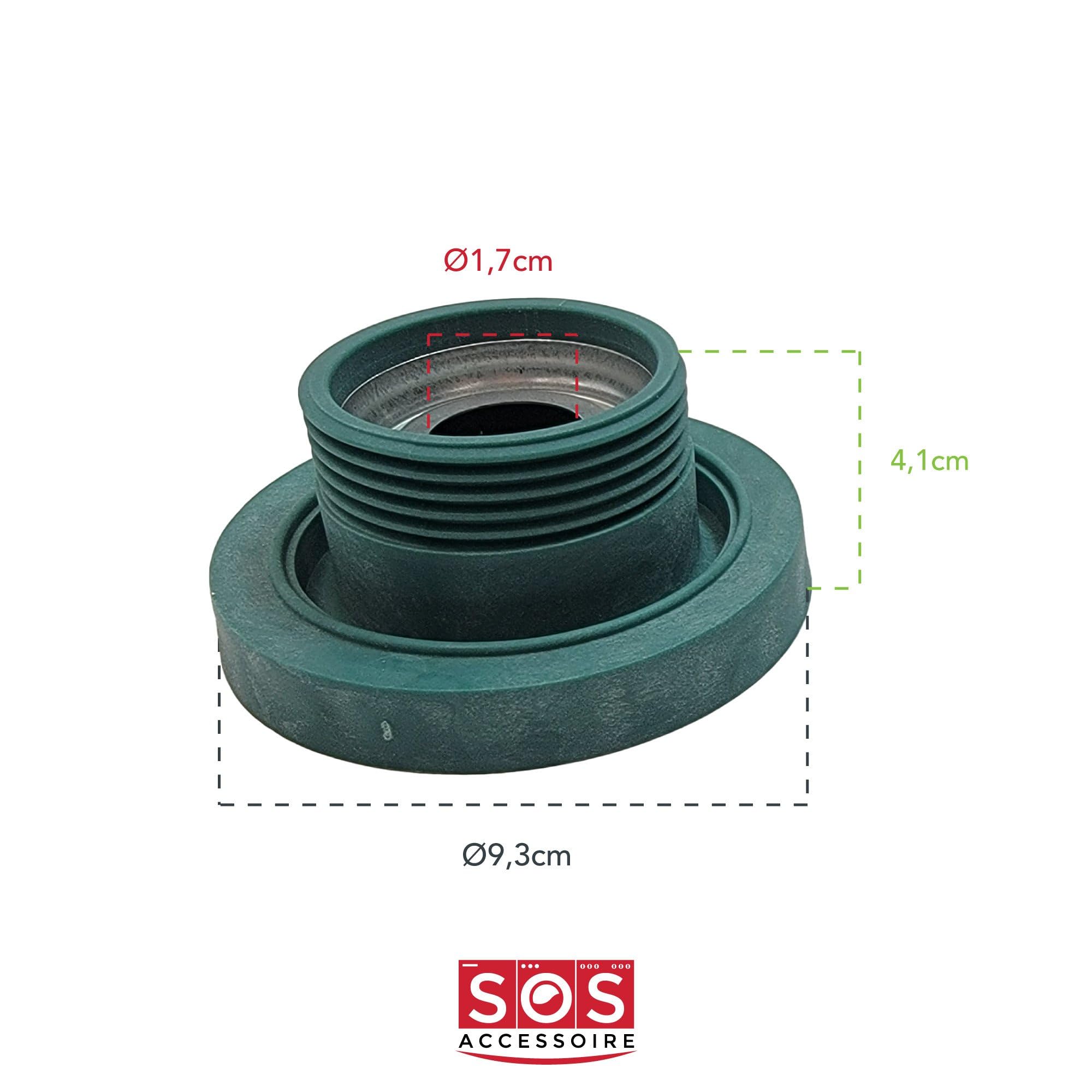 Gerades Lager, komplett, Durchmesser der Achse 17 mm, 0,99 (59268-34604), Waschmaschine 4071374104 ARTHUR MARTIN
