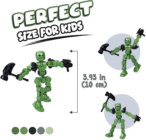 Miniatura 5 de Zing Klikbot Galaxy Pack, juego de 3 figuras de acción posables con armas, incluye 1 héroe (hielo), 1 villano (maze) y 1 guardián (escorpión),