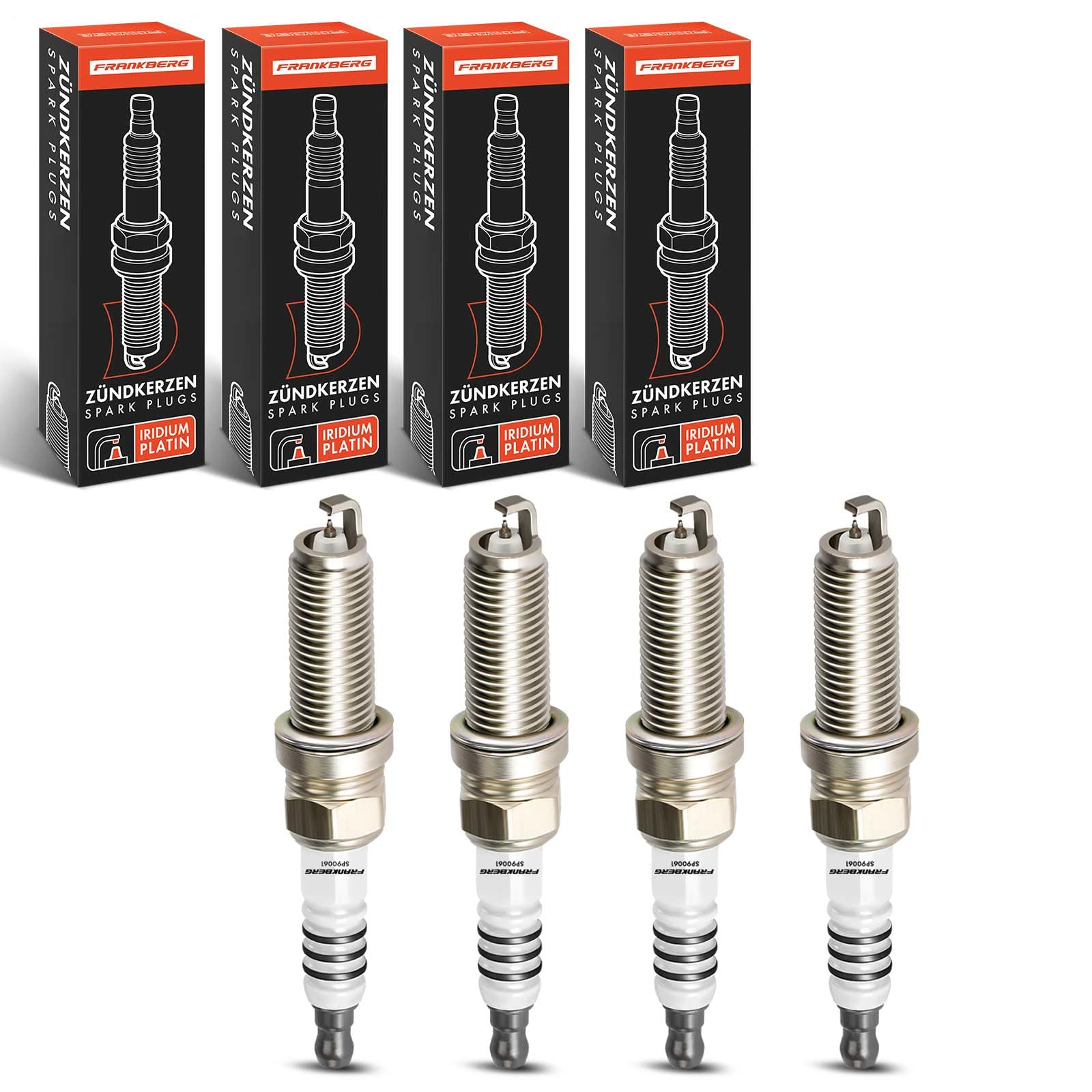 Frankberg 4x Bougies d'allumage ILKAR7F7G