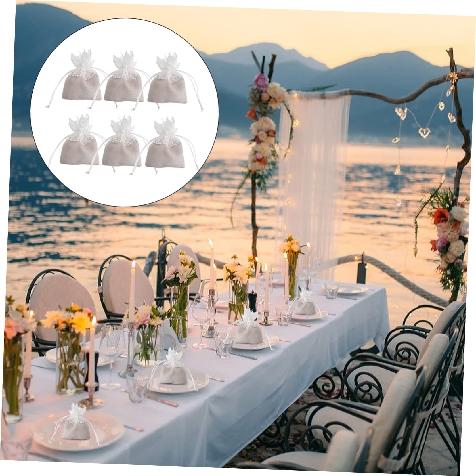 Healeved 18pezzi Borsa Per Caramelle Elegante Raso Sacchetto Per Matrimonio e Compleanni Perfetta Per Decorazioni Festive e Imballaggio Di Dolciumi