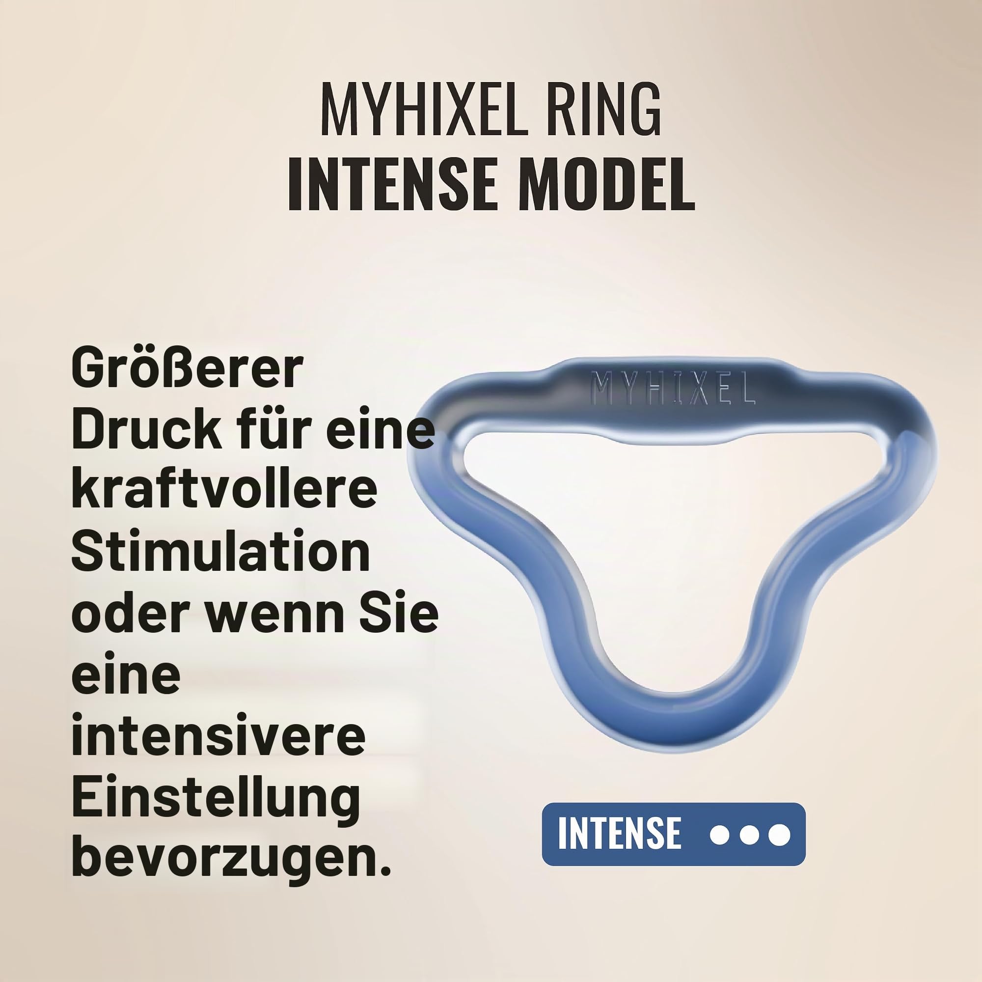 MYHIXEL Ring Intense – Medizinischer Silikon-Penisring zur Verlängerung und Erhaltung der Erektion | Bequem, Anpassungsfähig und Langlebig