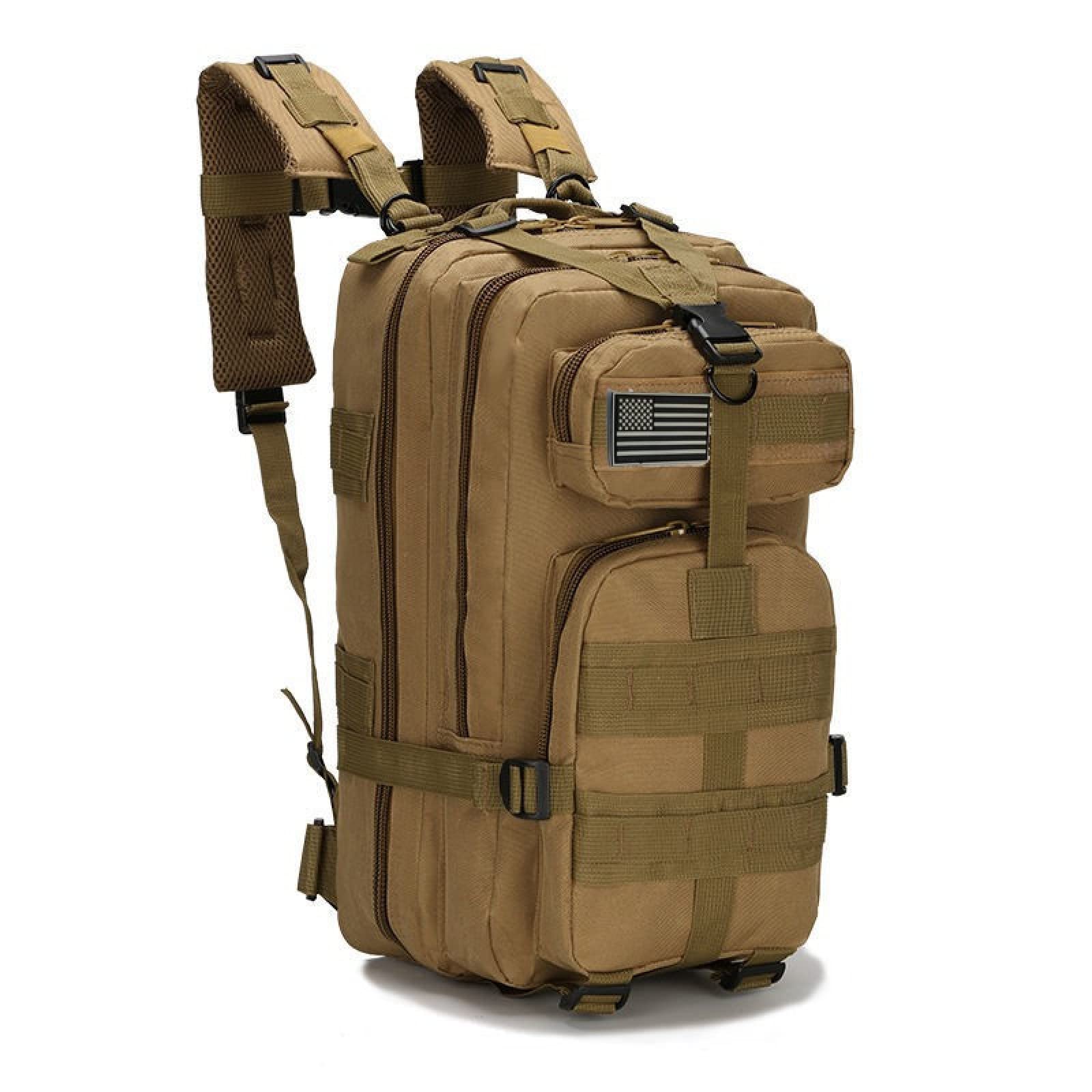 50 l / 30 l moro torba wojskowa męski plecak taktyczny wojskowy torba na robaki wodoodporny kemping polowanie plecak trekkingowy wędrówki, Khaki (30 l)