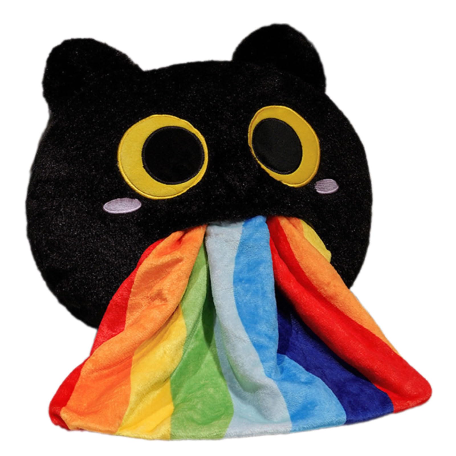 Elnwnnkc Multifunctional Cats Shape Pillow and Blanket Accessory for Portable Living Space Cats Shape Throw Blanket