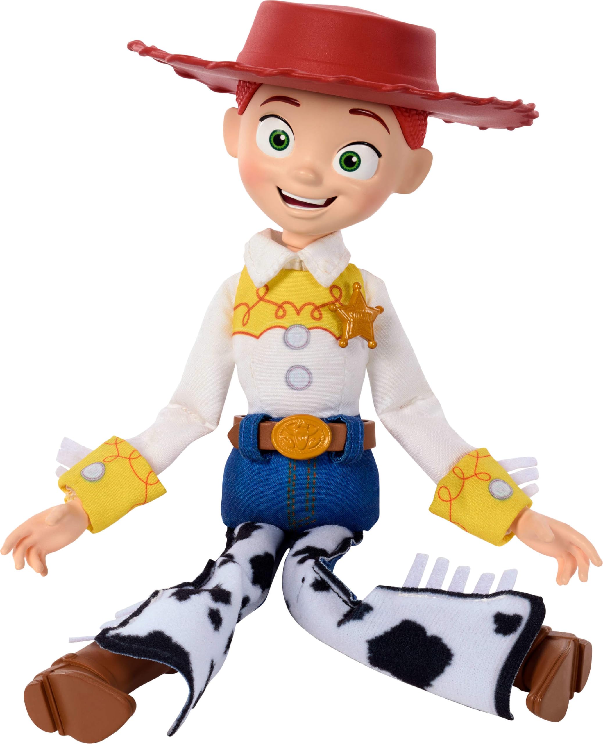 Mattel Disney and Pixar Toy Story 5 Figure, Jessie Ragdoll Edition at 7 Inch Playscale, Redhair Cowgirl, Movie Accurate Soft Collectable - 3