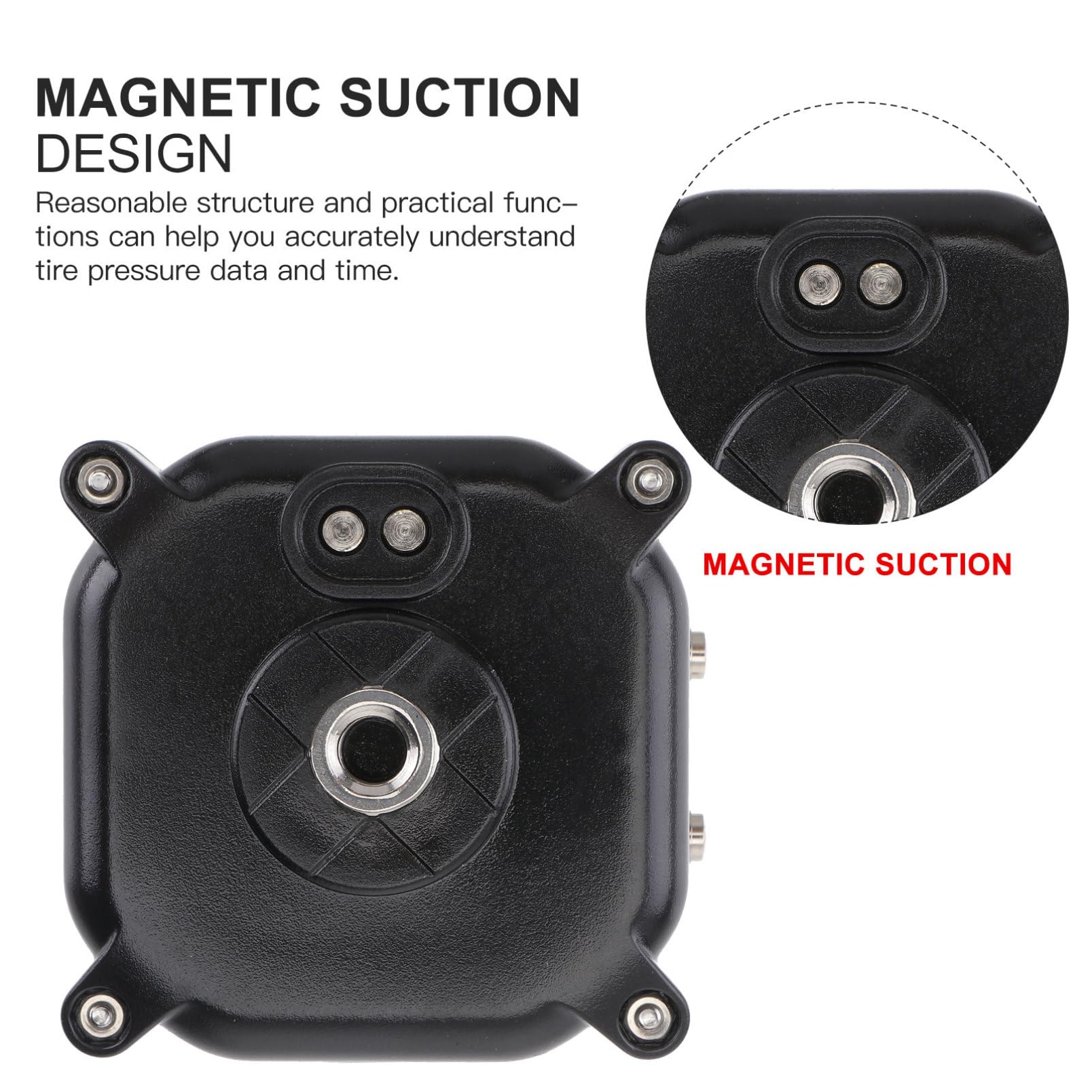 Sensor de Presión de Neumáticos y Diseño Inalámbrico Profesional Material Plástico Resistente Alta Precisión y Monitoreo en Real de Temperatura para Motocicleta