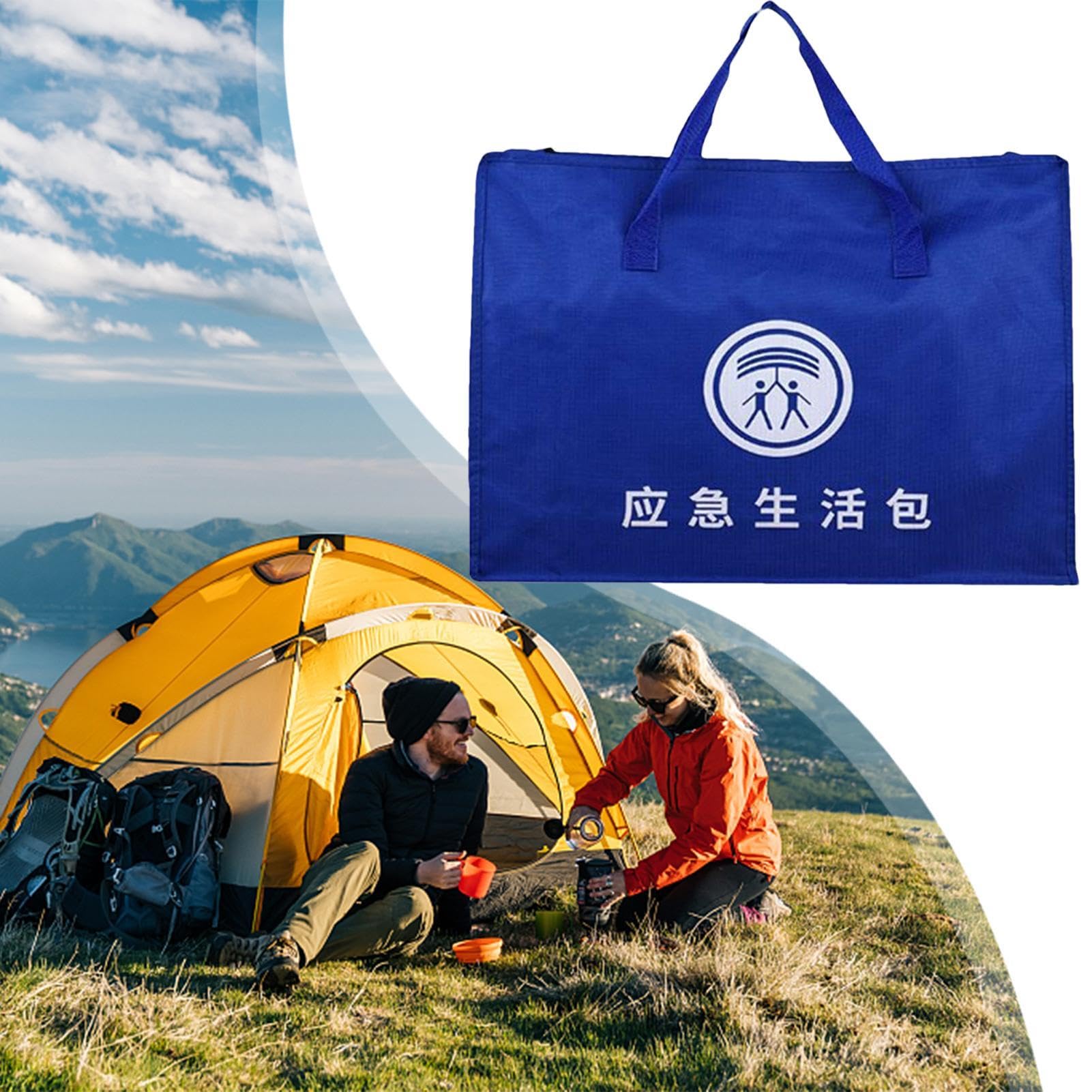 Kit de survie de camping, kit d'équipement de survie - Sac d'équipement de survie à domicile, outil de survie en plein air pour les voyages, le camping, la randonnée,