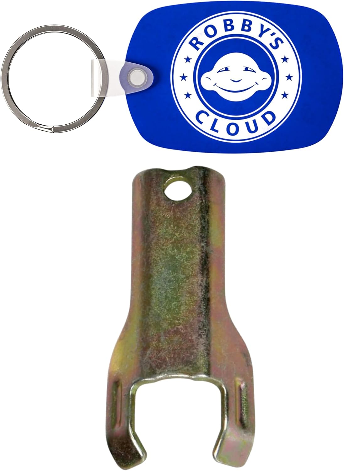 Key for EZ Klean Rat Bait Stations and Exterminators Choice Bait Boxes - Mouse Bait Station Key compatible with FBS Fly Bait Stations and EZ Klean Bait Stations - With Robby’s Cloud Keychain (12 Pack)