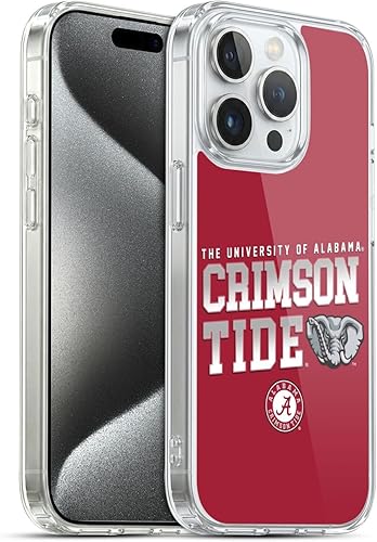 Miniatura 152 de Head Case Designs Funda de gel con logotipo oficial de la Universidad de Alabama UA [protección de grado militar] compatible con Apple iPhone 11