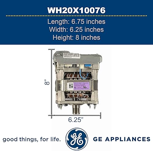 Miniatura 4 de GE WH20X10076 - Conjunto de motor e inversor original OEM para lavadoras GE
