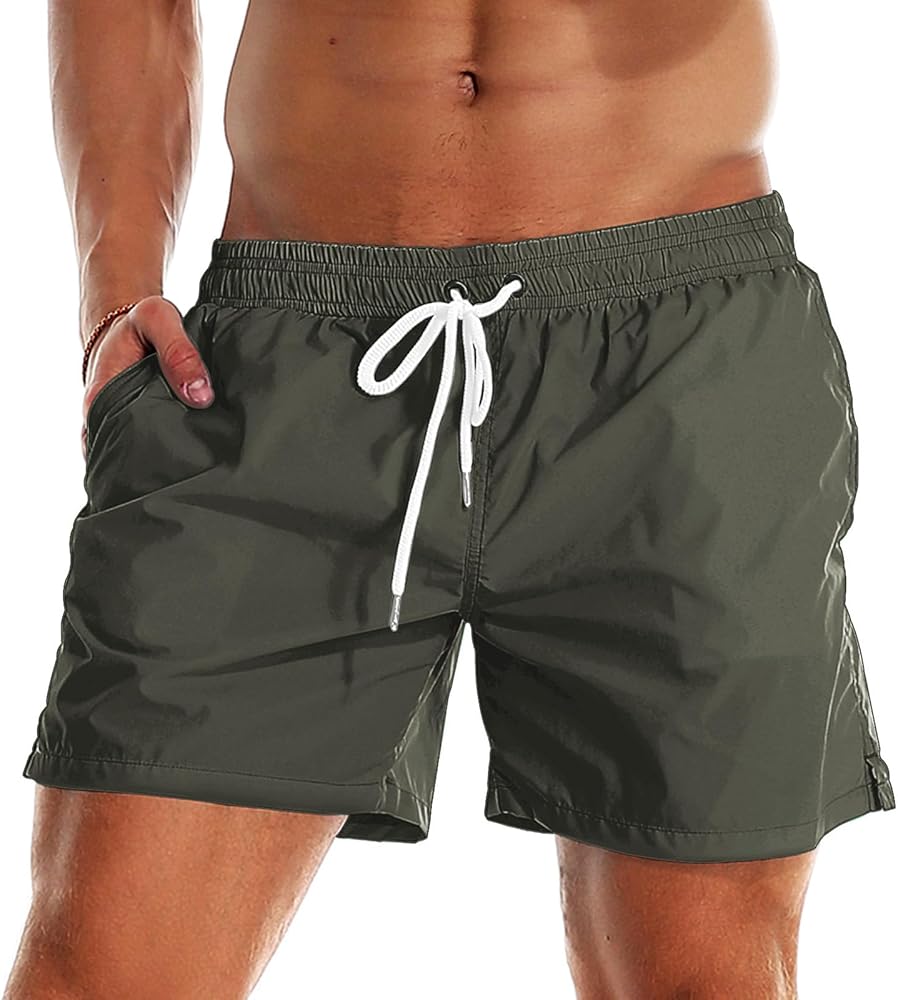 Amazon.com: YnimioAOX Men's Swim Trunks Quick Dry Beach Shorts
