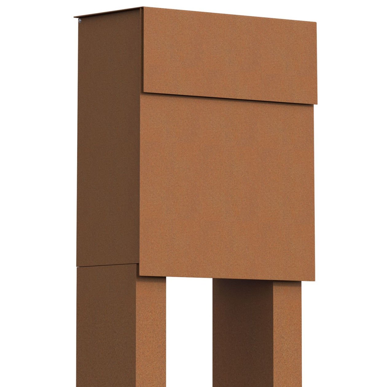 Supporto Cassetta, Buca Lettere, Casella Postale, Design Lettere in Alto Ruggine – bravios
