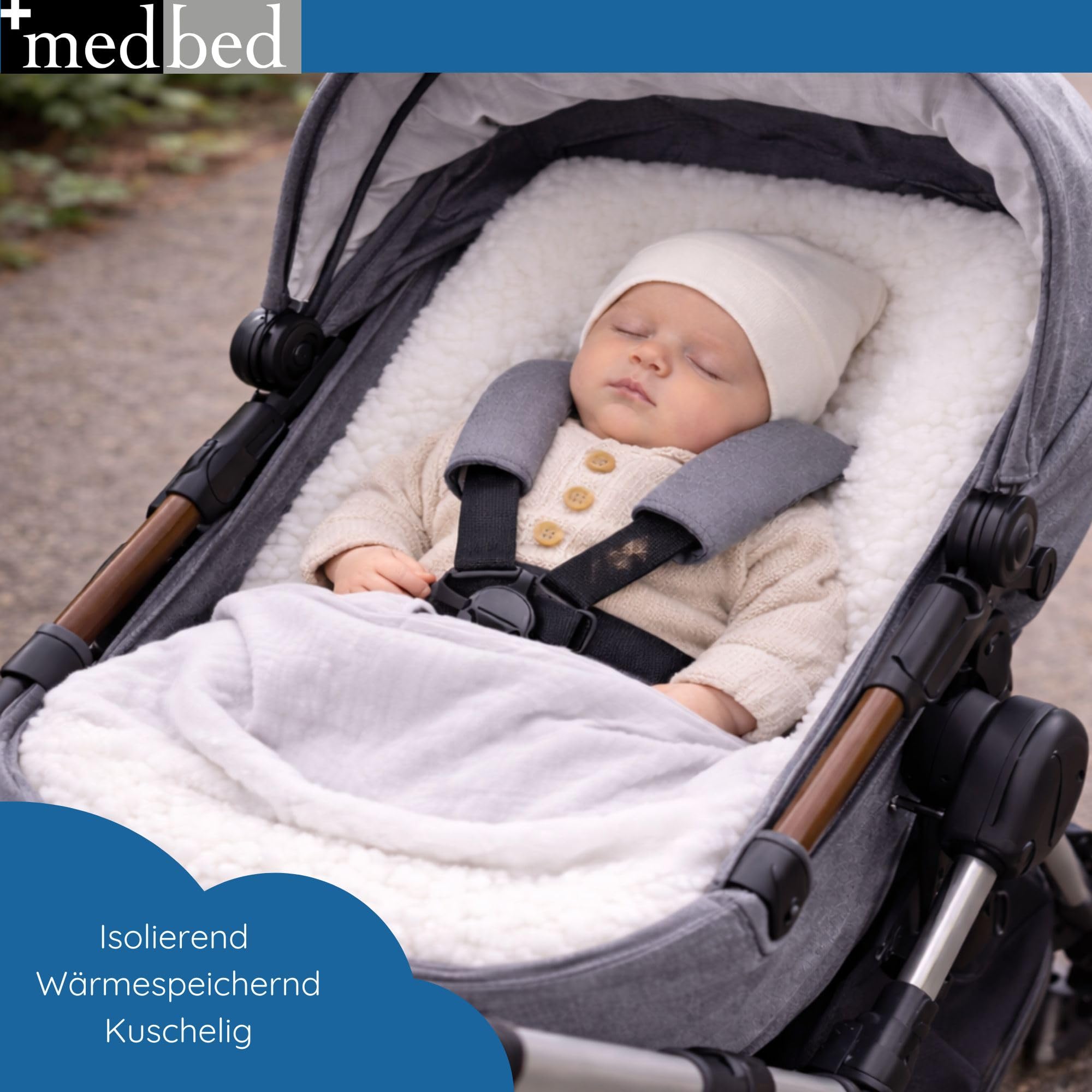 Anti-Dekubitus MedBed Premium – eine medizinsche Unterlage zur Vorbeugung des Wundliegens (70 x 100 cm)