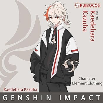 Amazon.com: RUIBOCOS Genshin Impact Kaedehara Kazuha Coat Jacket T