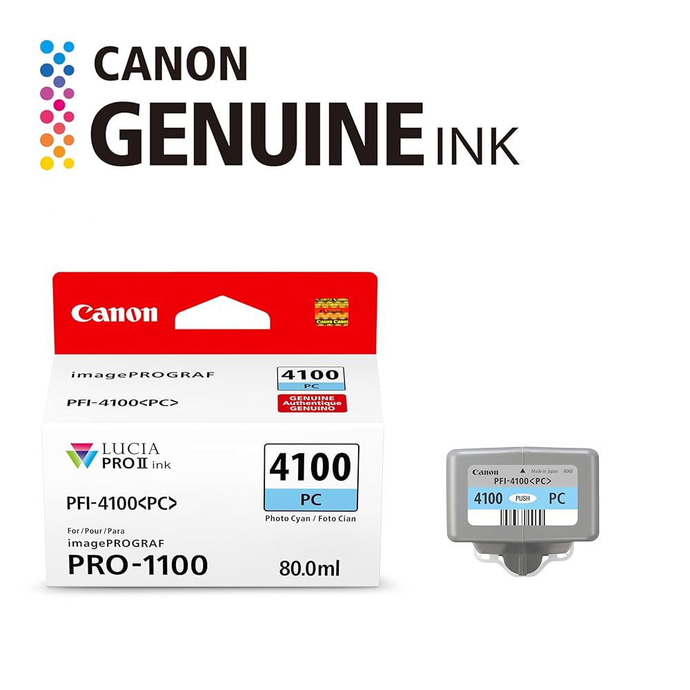 ク*ゲ様 新品・未使用⭐︎Canon PFI-1100 インクカートリッジセット Canon PFI-1100 Ink Tank Set | BlueDogInk.com