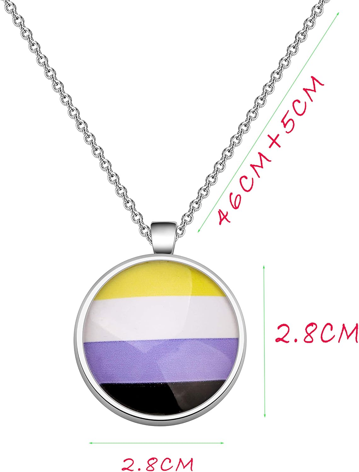 CHOORO Gay Pride Gift LGBT Keychain Rainbow Pride Keychain LGBT Jewelry Bisexual Pride Gift Transgender Pride Gift - Image 2