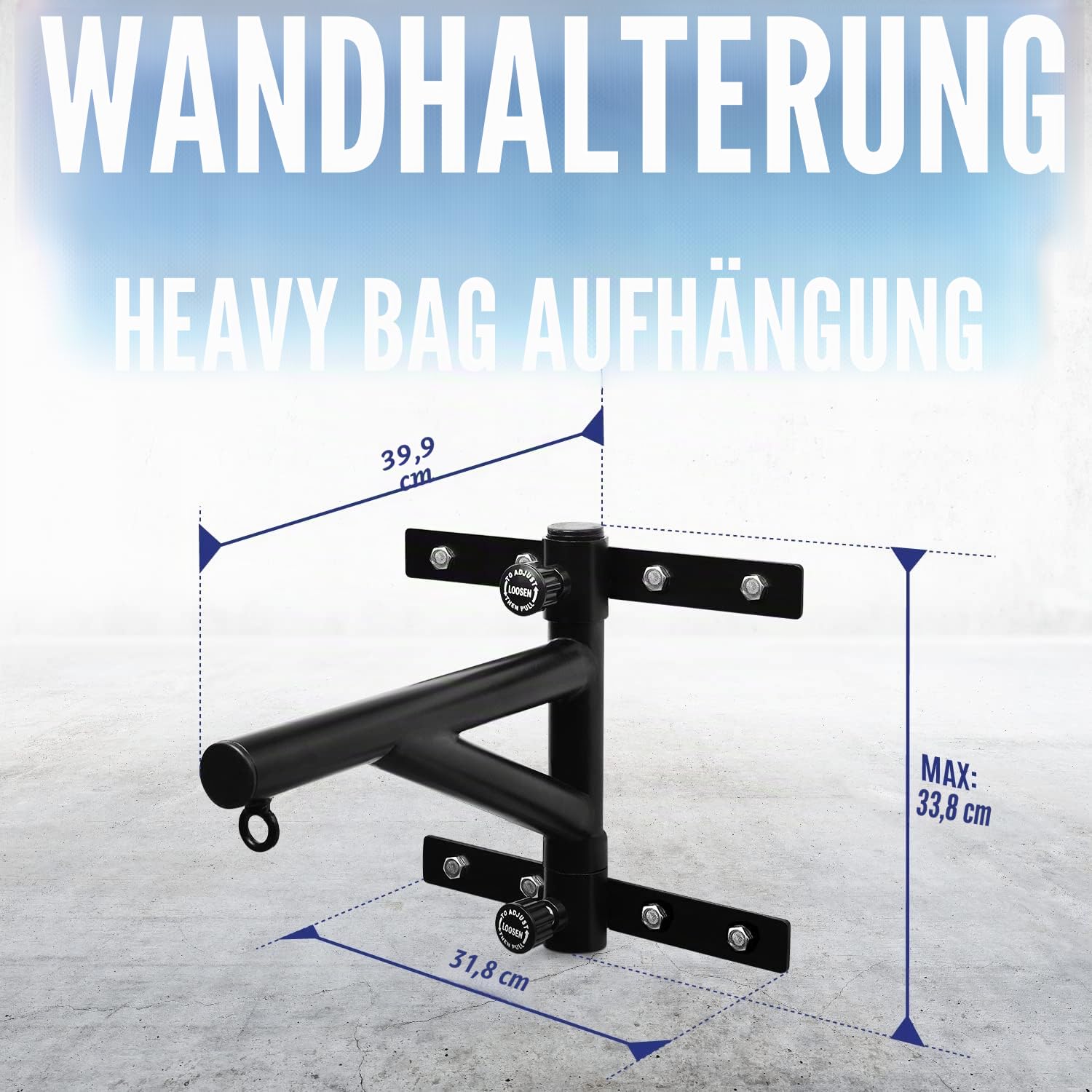 Yes4All Wandhalterung, robuster Boxsack-Aufhänger – robuste Boxsack-Aufhängung – robuste Boxsack-Halterung für Zuhause, Fitnessstudio, Fitness-Training