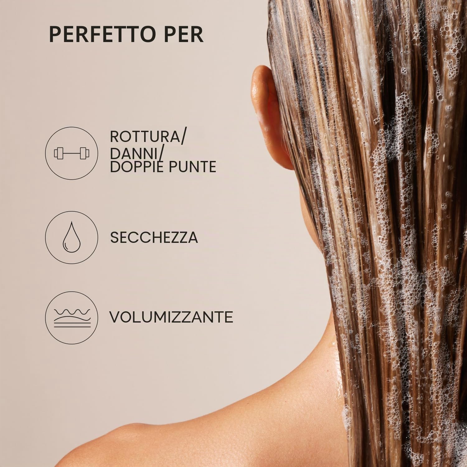 OUAI Ricarica per shampoo fine – Shampoo Volumizzante con cheratina rinforzante, biotina e olio di semi di chia per capelli fini – dona un volume leggero – cura dei capelli senza parafeni | Volumizzante e rinforzante con biotina, cheratina e olio di semi
